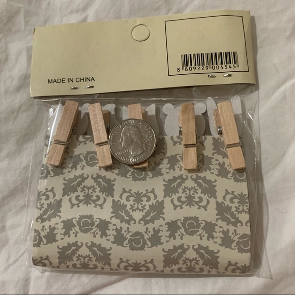 Animal Themed Wooden Clips set of 10 - Picture 7 of 7